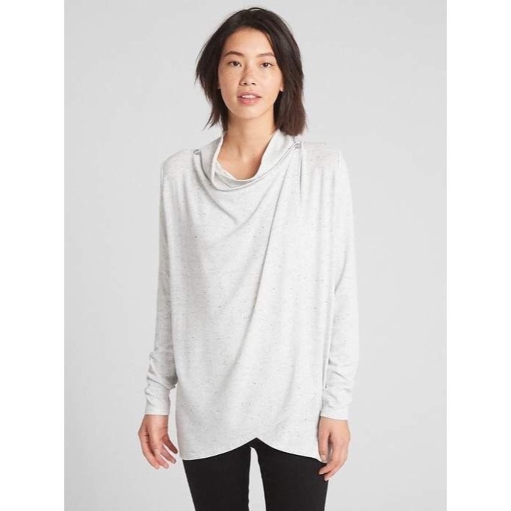 GAP Drapey Wrap Nursing Shirt Size S
